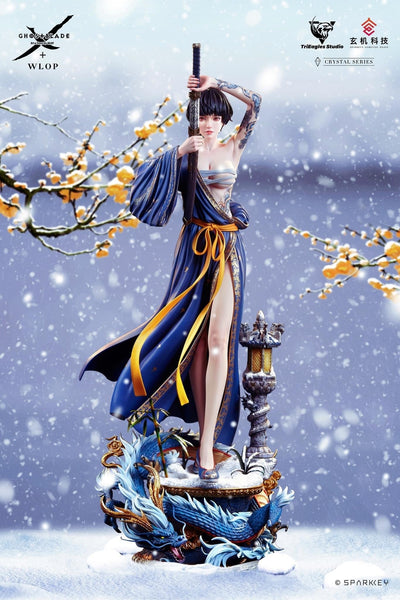 Ghostblade - Jade NAVY BLUE 1/4 Scale Statue