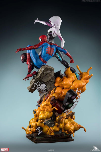 SPIDER-MAN SPIDER-VERSE TRIO 1/4 STATUE