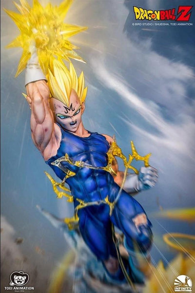 Dragon Ball Z: SS2 Goku Vs Majin Vegeta Statue