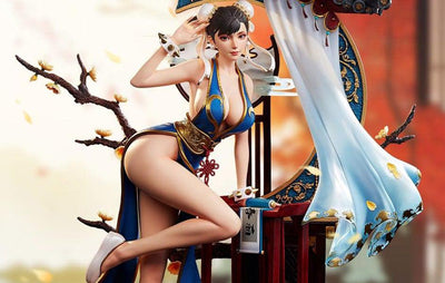 Chun Li 1/4 Scale Statue - Crystal Series (BLUE VERSION)