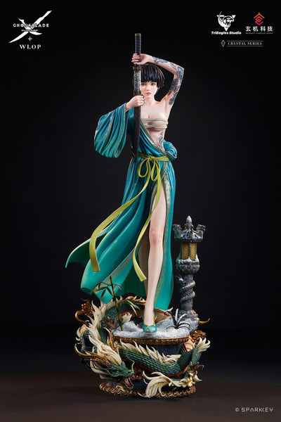 Ghostblade - Jade Azure Green 1/4 Scale Statue