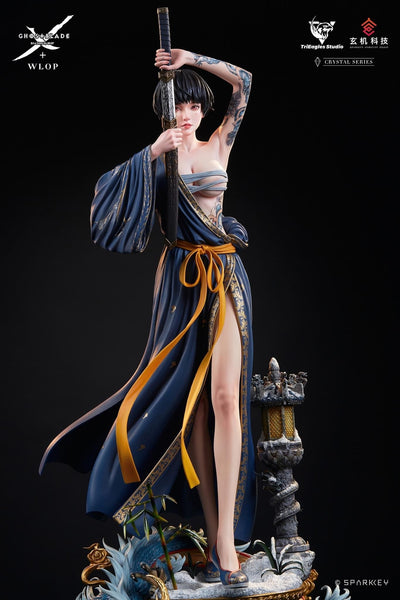 Ghostblade - Jade NAVY BLUE 1/4 Scale Statue