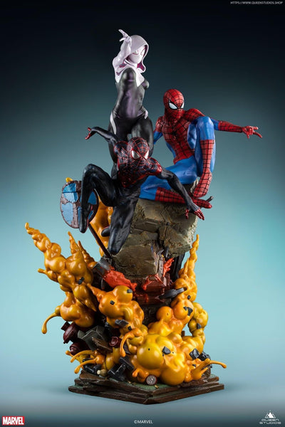 SPIDER-MAN SPIDER-VERSE TRIO 1/4 STATUE