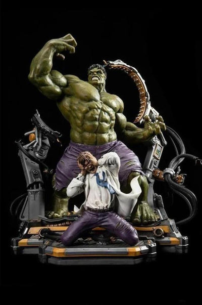 HULK TRANSFORMATION 1/4 Scale Statue