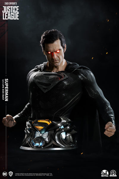 Zack Synder's Justice League Superman (Henry Cavill) Life-Size Bust - SECRET