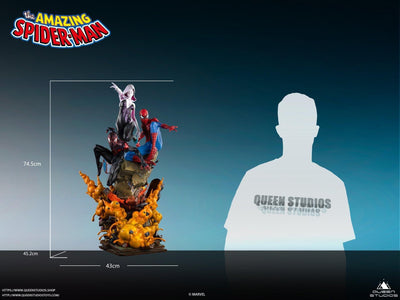 SPIDER-MAN SPIDER-VERSE TRIO 1/4 STATUE