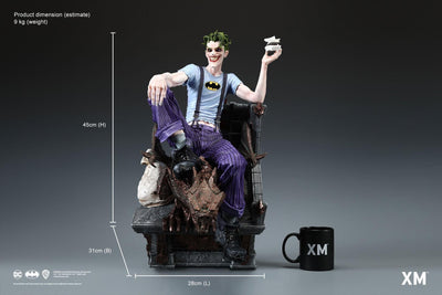The Joker - White Knight 1/4 Scale Statue