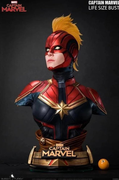 Captain Marvel 1:1 Scale Lifesize Bust