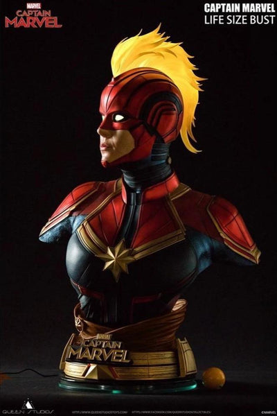 Captain Marvel 1:1 Scale Lifesize Bust