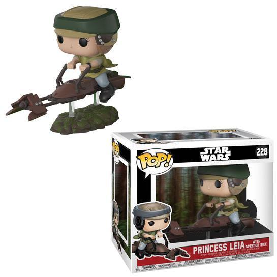 Pop! Deluxe: Leia on Speeder Bike by FUNKO