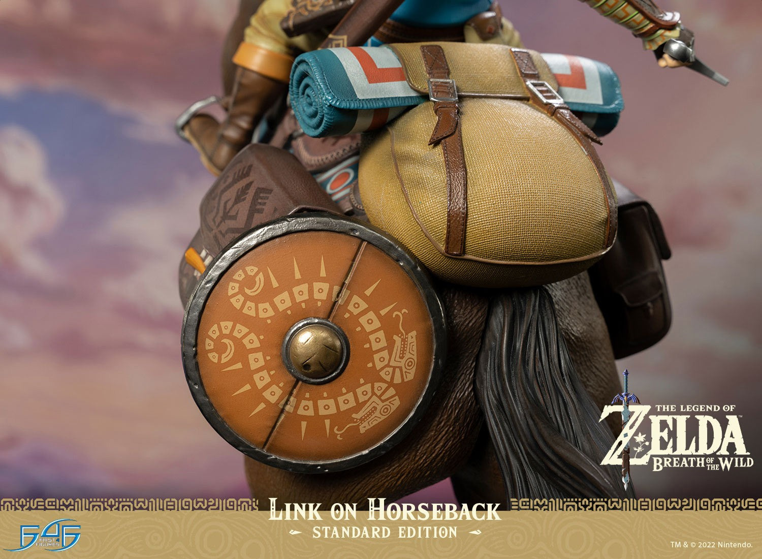The Legend of Zelda Breath of the Wild - Link on Horseback (Standard Edition) Statue