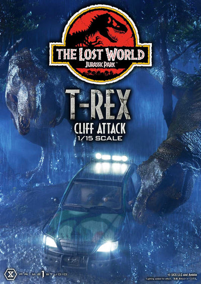 The Lost World - Jurassic Park - T-Rex Cliff Attack (Bonus Version) 1/15 Scale Statue