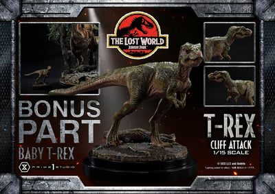 The Lost World - Jurassic Park - T-Rex Cliff Attack (Bonus Version) 1/15 Scale Statue