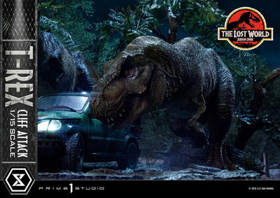 The Lost World - Jurassic Park - T-Rex Cliff Attack (Bonus Version) 1/15 Scale Statue