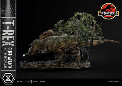 The Lost World - Jurassic Park - T-Rex Cliff Attack (Bonus Version) 1/15 Scale Statue