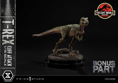 The Lost World - Jurassic Park - T-Rex Cliff Attack (Bonus Version) 1/15 Scale Statue