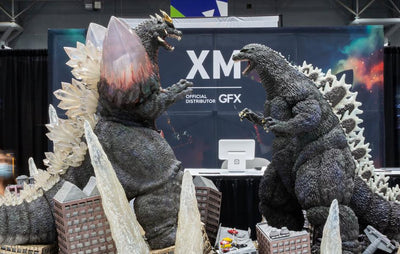 Godzilla vs Space Godzilla 1994 Premium Statue Set