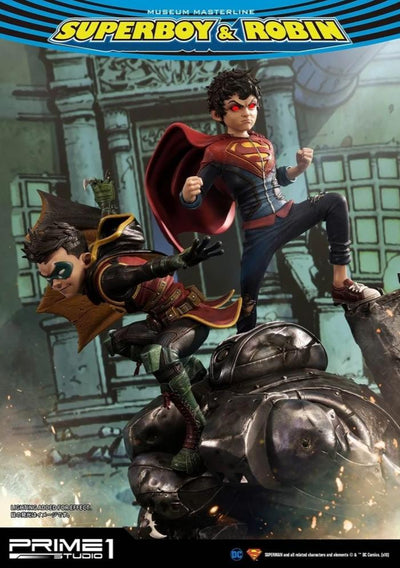 Superman Superboy & Robin Museum Statue