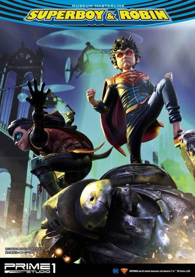 Superman Superboy & Robin Museum Statue