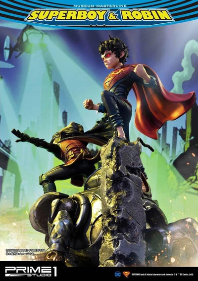 Superman Superboy & Robin Museum Statue