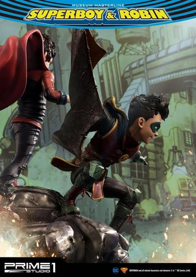 Superman Superboy & Robin Museum Statue