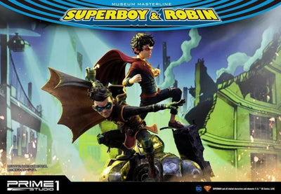 Superman Superboy & Robin Museum Statue