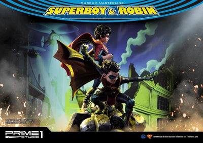 Superman Superboy & Robin Museum Statue