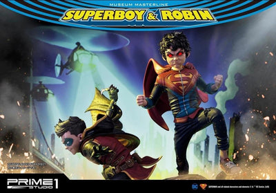 Superman Superboy & Robin Museum Statue