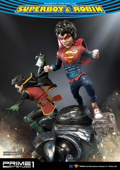 Superman Superboy & Robin Museum Statue