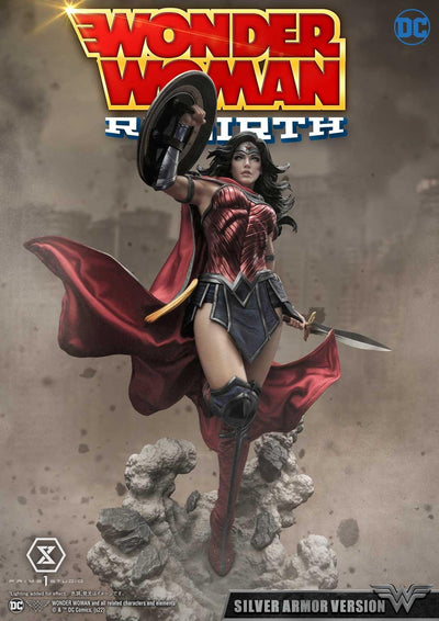 Wonder Woman Rebirth Silver Armor 1/3 Scale Statue