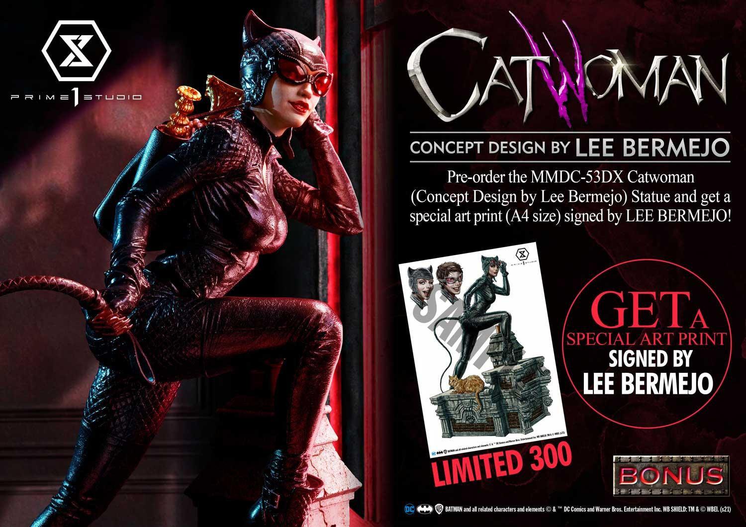 Catwoman (Concept Design by Lee Bermejo) DX Bonus Version 1/3 Scale Statue
