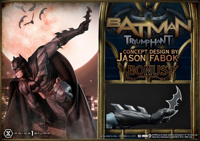 Batman Triumphant (Concept Design By Jason Fabok) Bonus Version 1/3 Scale Statue