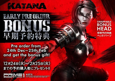 Katana 1:3 Scale Statue (Comics) - BONUS
