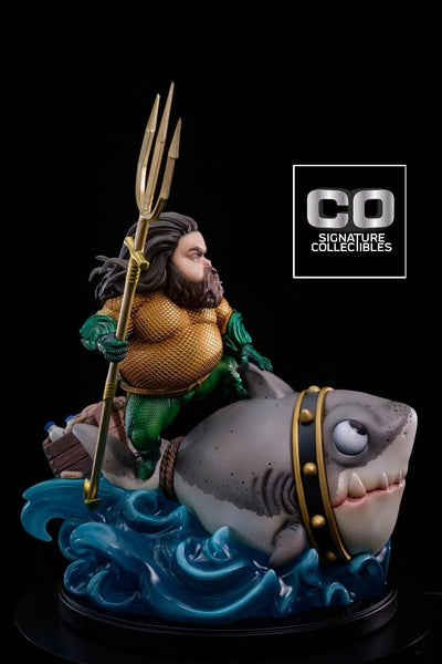 Chubby Aquaman Statue CO Signature
