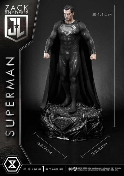 Justice League: Superman Black Suit Statue