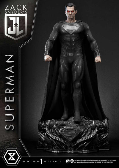 Justice League: Superman Black Suit Statue