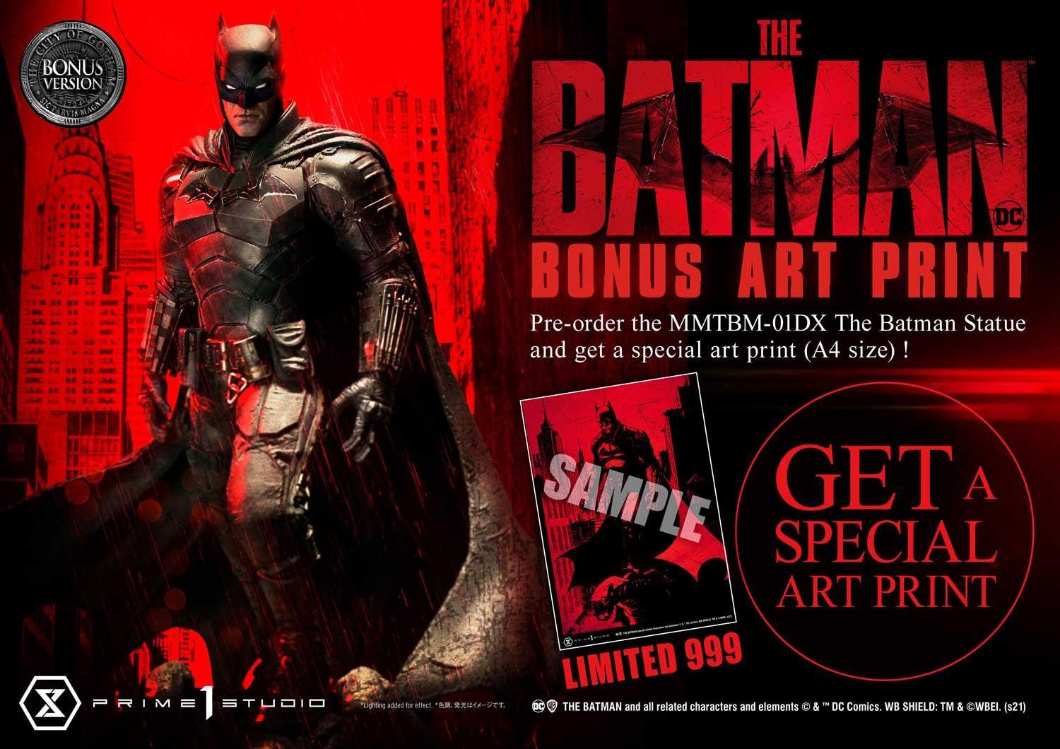 The Batman (Robert Pattinson) Special Art Edition DX Bonus Version 1/3 Scale Statue