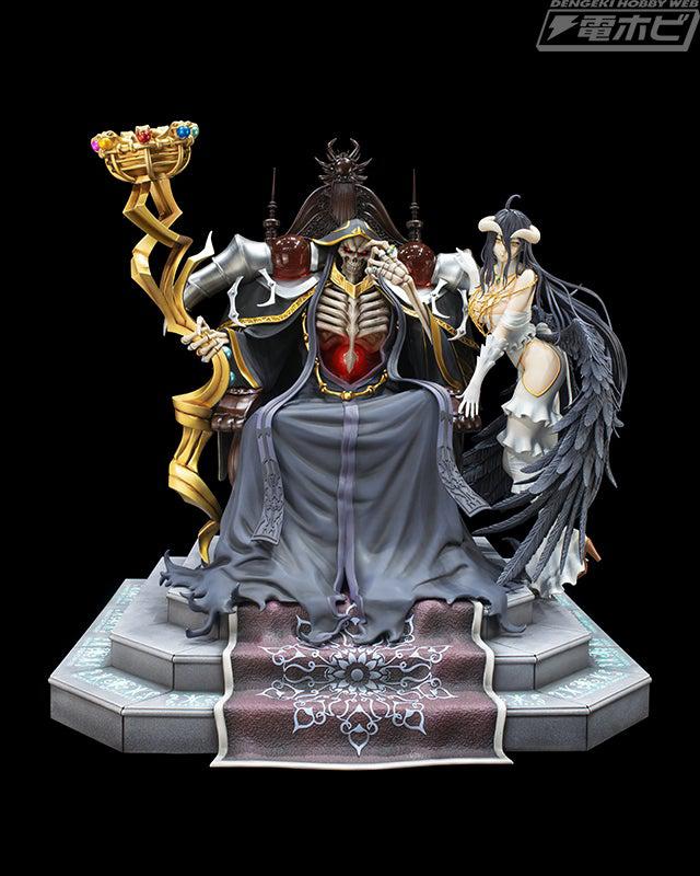 Ainz Ooal Gown & Albedo 1/4 Scale Statue SET