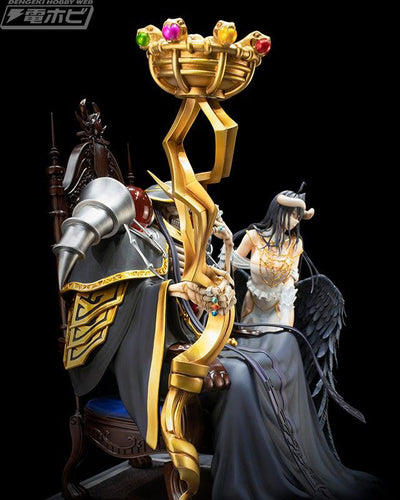 Ainz Ooal Gown & Albedo 1/4 Scale Statue SET