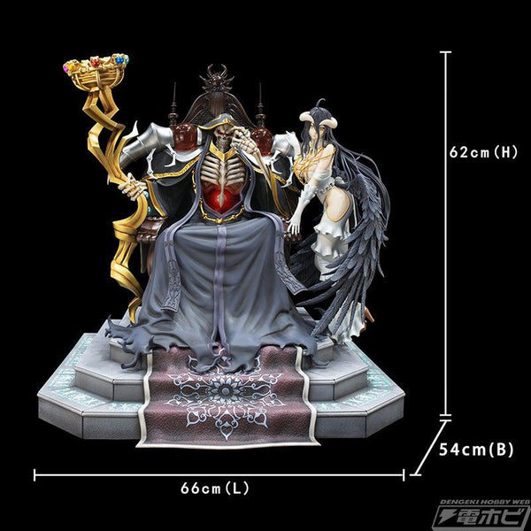 Ainz Ooal Gown & Albedo 1/4 Scale Statue SET - Spec Fiction Shop