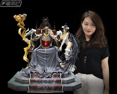 Ainz Ooal Gown & Albedo 1/4 Scale Statue SET