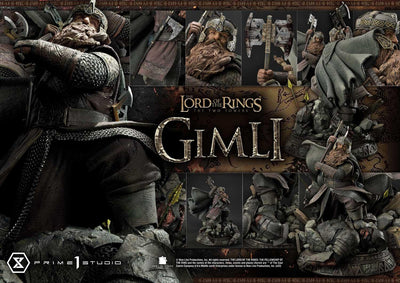 LOTR The Two Towers - Gimli Bonus Version 1/4 Scale Statue