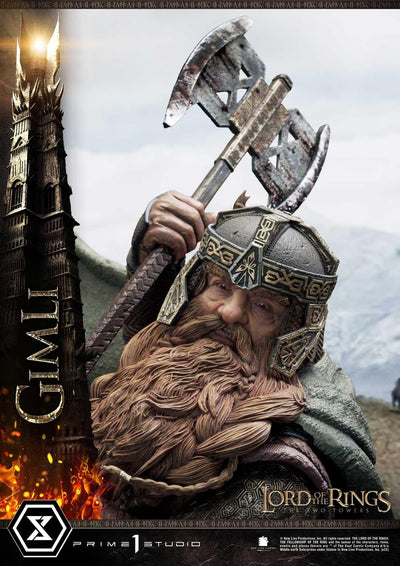 LOTR The Two Towers - Gimli Bonus Version 1/4 Scale Statue