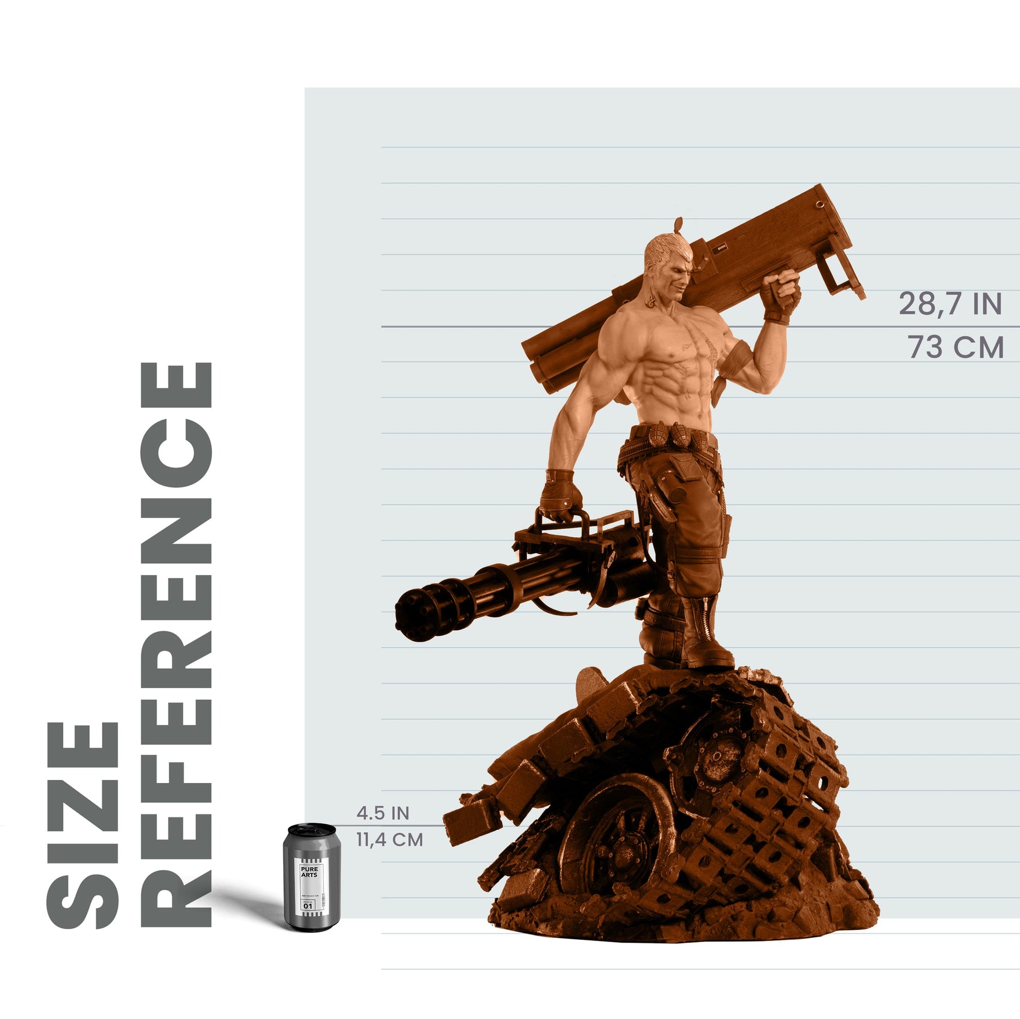 Tekken 7 - Bryan Fury 1/4 Scale Statue