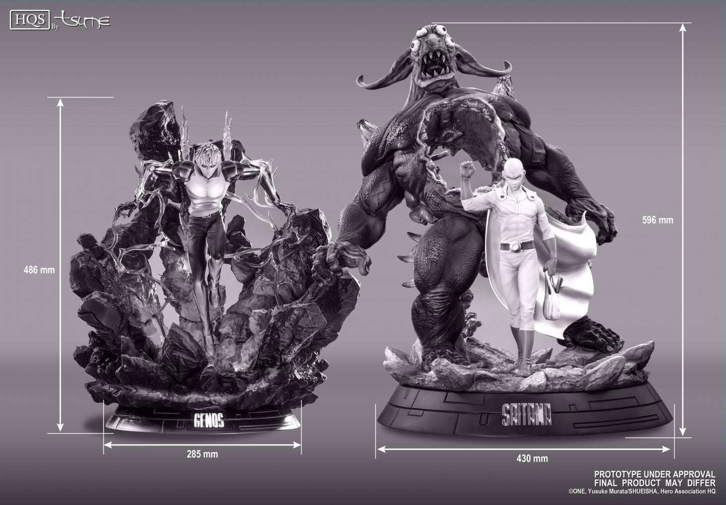 One Punch Man - Saitama HQS 1/6 Scale Statue