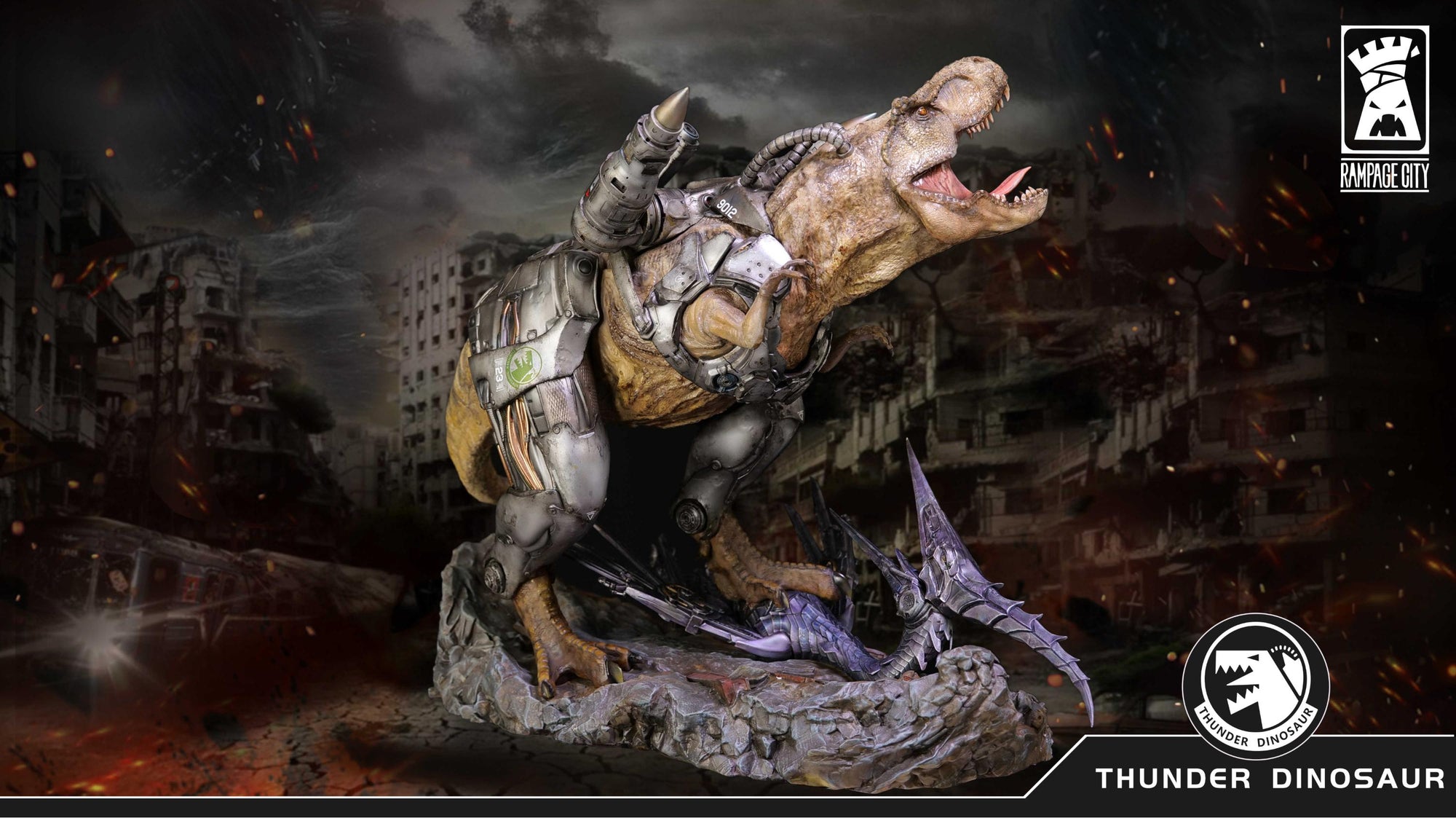 Mechanical Tyrannosaurus Rex Statue