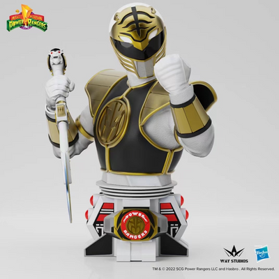 Mighty Morphin' Power Rangers - White Ranger Life-Size Bust