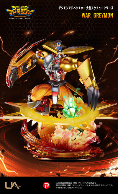 Digimon Adventure - WarGreymon and Taichi "Tai" Kamiya 1/4 Scale Statue
