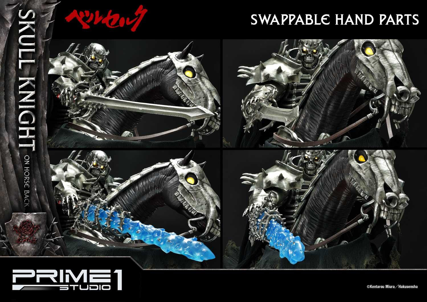 Skull Knight On Horseback DELUXE STATUE