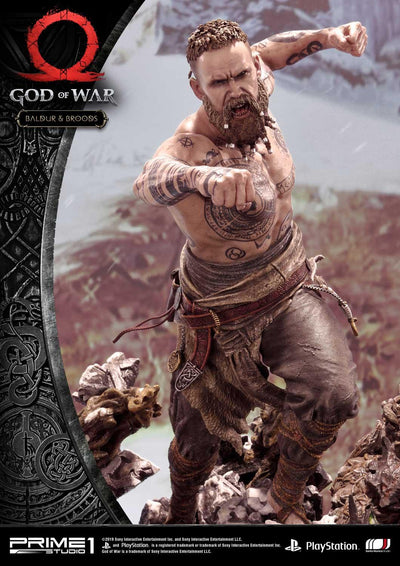 God Of War - Baldur & Broods (Exclusive) 1/4 Scale Statue